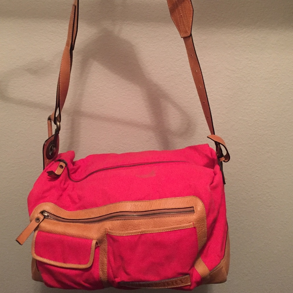 Burberry London canvas duffle bag